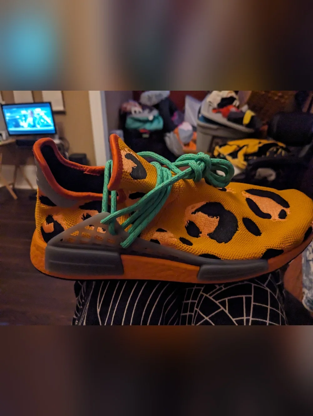 🔥 Adidas NMD Human Race Style – Leopard Print – Size 10 – Great Condition 🔥 - Picture 1 of 7